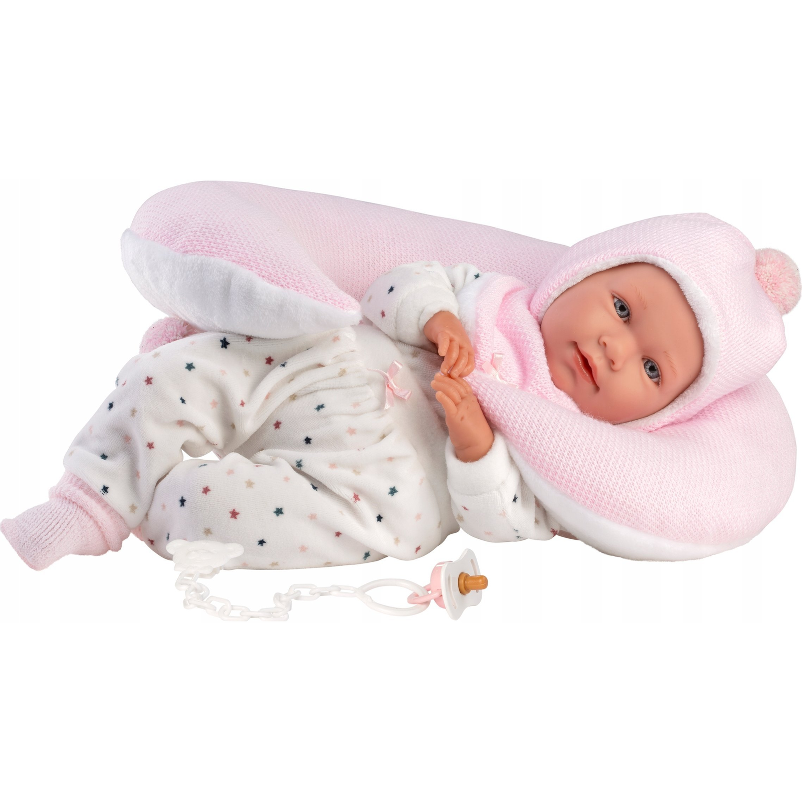 Llorens: Mimi 42cm-es baba hanggal, pocak párnával ( )