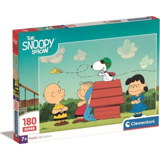 Clementoni Snoopy A Kutyaházon 180 db-os Puzzle 29065 CL