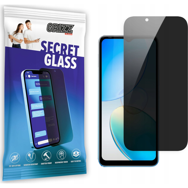  GrizzGlass Szkło prywatyzujące GrizzGlass SecretGlass do Infinix Note 12i
