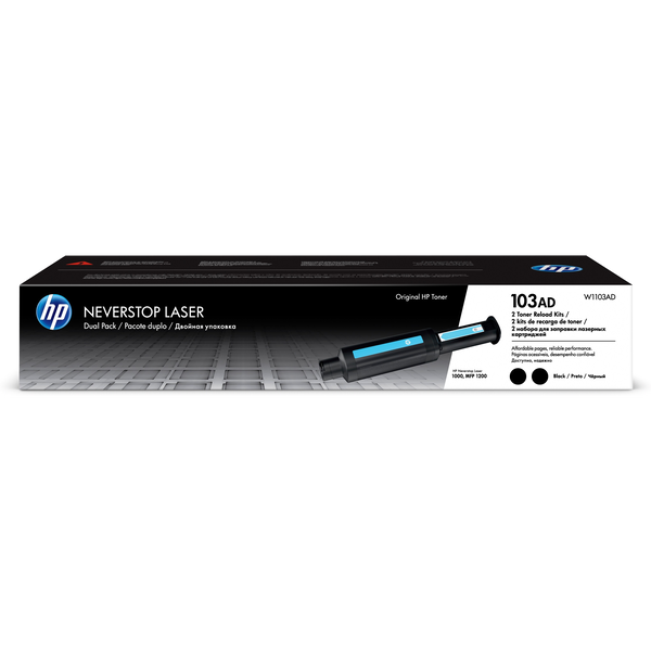 HP Toner Black 2*2.500 oldal kapacitás No.103 (W1103AD)