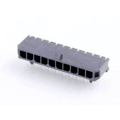 Molex Beépíthető stift sor (standard) Pólusok száma 10 Raszterméret: 3.00 mm 436501001 1 db Tray (436501001)