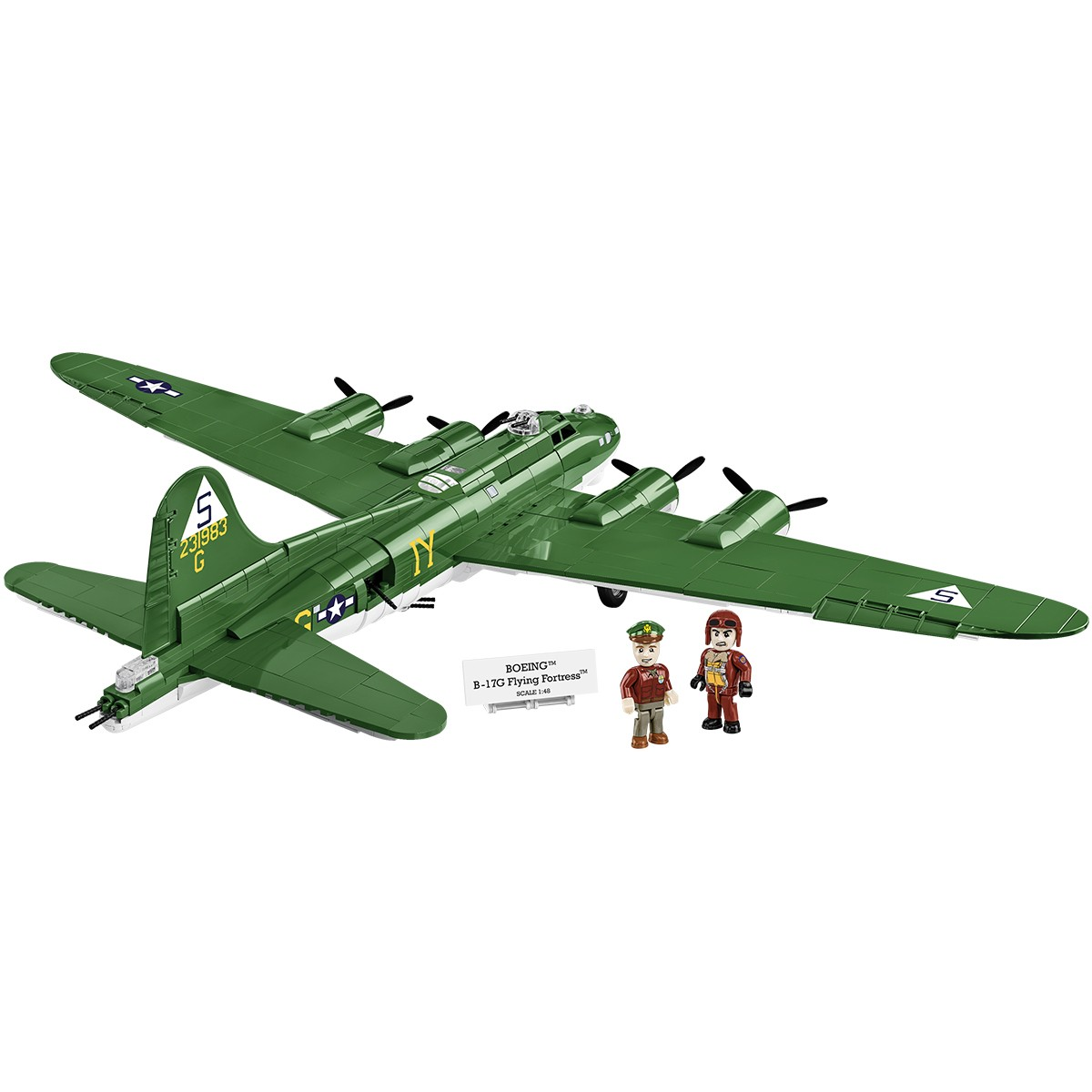 Cobi Boeing B-17G Flying Fortress repülőgép 1232 darabos építő készlet (5750)