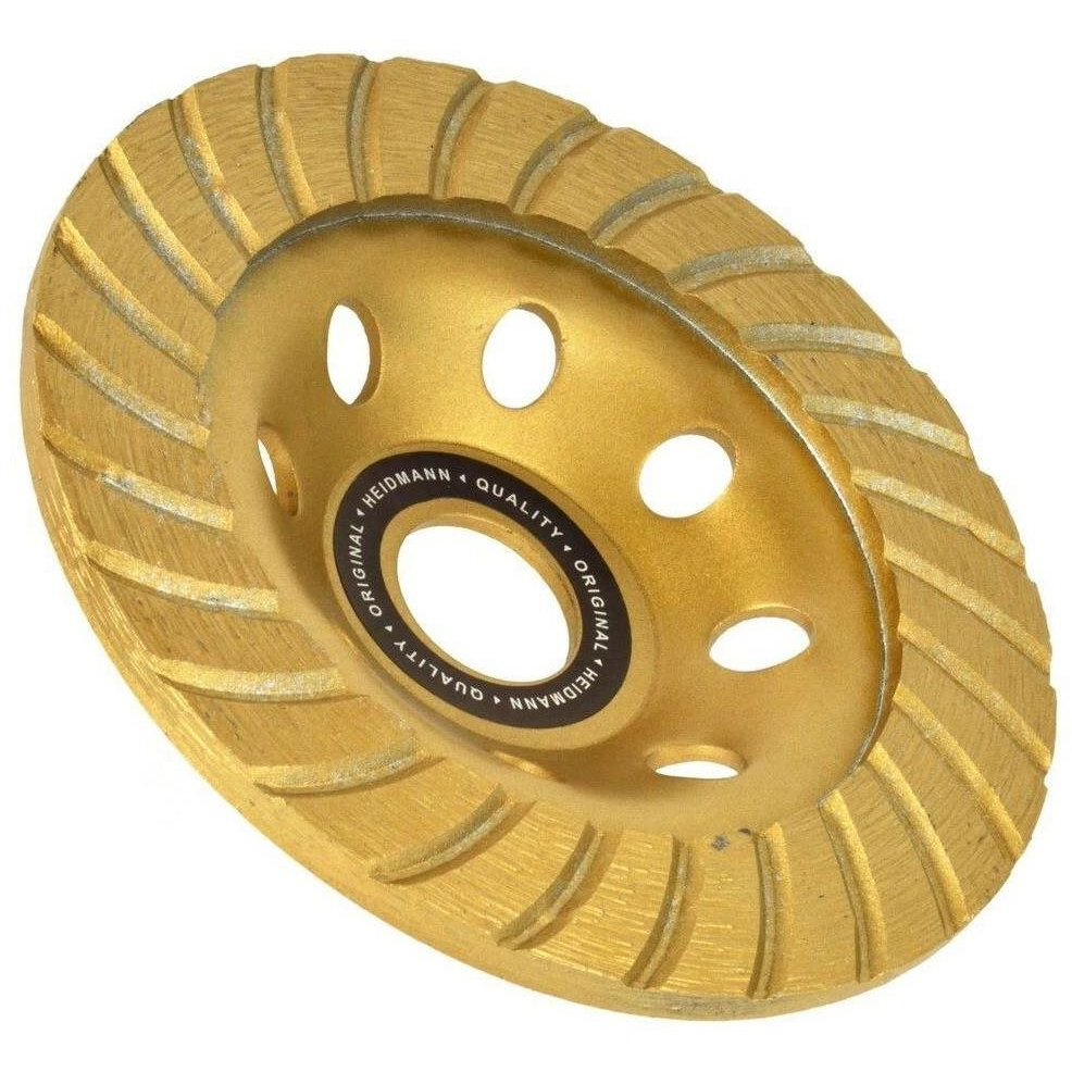 GEKO Gyémánt turbó csiszolótárcsa, csészés 125x5x22,23 mm (5901477123054)