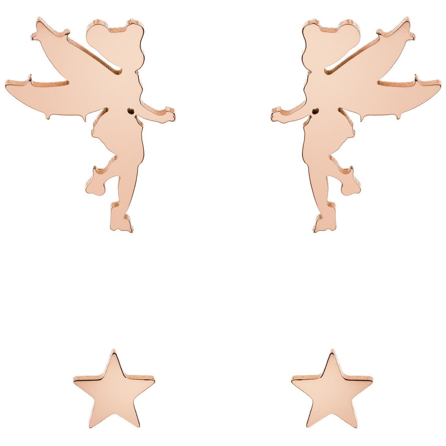 DISNEY Csingiling fülbevaló szett, aranyozott, acél S600148PL-B.CS (S600148PL-B.CS)
