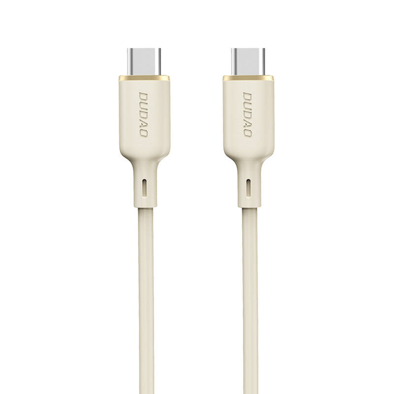 Dudao L7SCC2M USB Type-C apa - USB Type-C apa Adat és töltő kábel - Fehér (2m) (L7SCC2M)