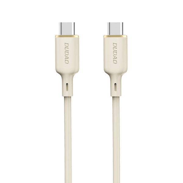 Dudao L7SCC2M USB Type-C apa - USB Type-C apa Adat és töltő kábel - Fehér (2m)