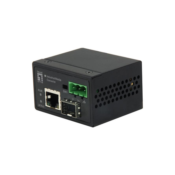 LevelOne IEC-4000 hálózati média konverter 100 Mbit/s Fekete