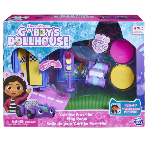 Gabby’s Dollhouse – Carlita deluxe szoba játékkészlet