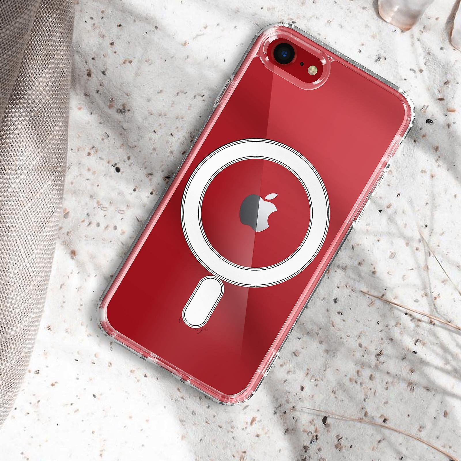 Swissten 33001710 iPhone 7/8/SE 2020/SE 2022 Magsafe Hátlapvédő Telefon tok - Átlátszó (33001710)