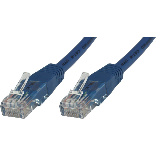  MicroConnect U/UTP CAT6 0,25M Blue PVC