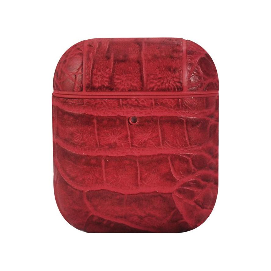 Terratec AirBox Crocodile Pattern Apple AirPods védőtok - Piros (306840)