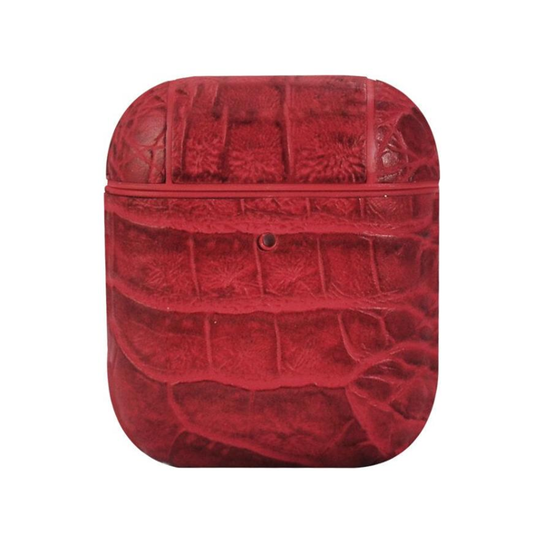 TERRATEC AirPods Case AirBox Crocodile Pattern Red