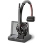 POLY W8210 Headset Vezeték nélküli Fejpánt Iroda/telefonos ügyfélközpont Bluetooth Dokkoló Fekete