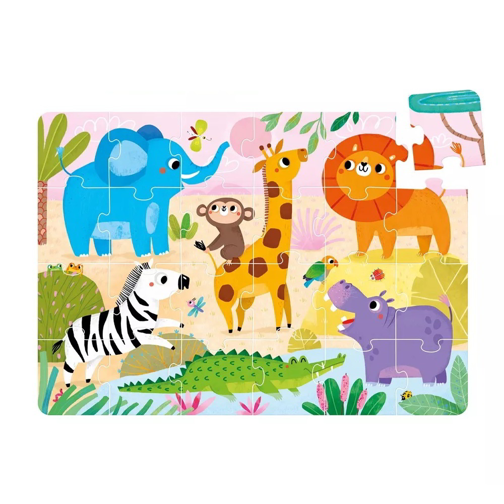 CzuCzu Vad szavanna - 24 darabos puzzle (2276)