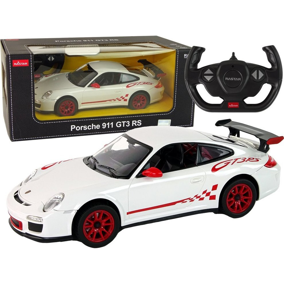 Automatikus R/C Porsche 911 GT3 RS 1_14 Rastar Białe ( )
