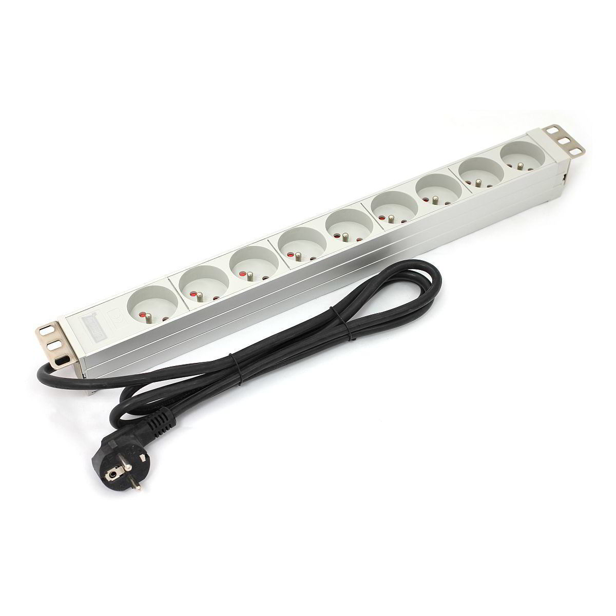 Assmann 220V hálózati elosztó 9 aljzattal 19