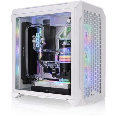 Thermaltake CTE C700 Air Show táp nélküli ablakos Mid Tower számítógépház fehér