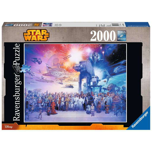 Puzzle Ravensburger Star Wars 2000 dílků Vesmír Hvězdných válek 167012