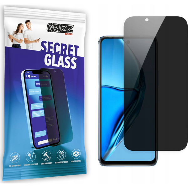  GrizzGlass Szkło prywatyzujące GrizzGlass SecretGlass do Infinix Hot 20