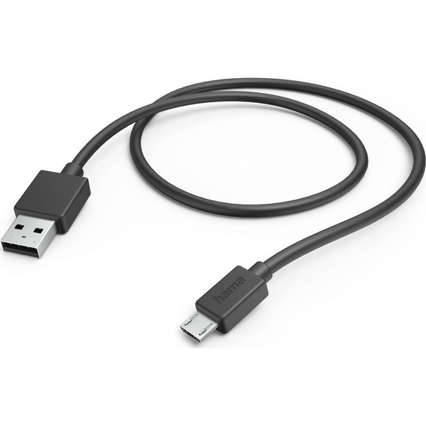 Hama 00201584 USB kábel USB 2.0 1 m Micro-USB A USB A Čierna