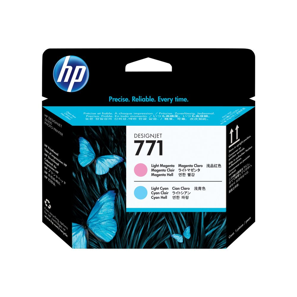 HP 771 - light magenta, light cyan - printhead (CE019A)