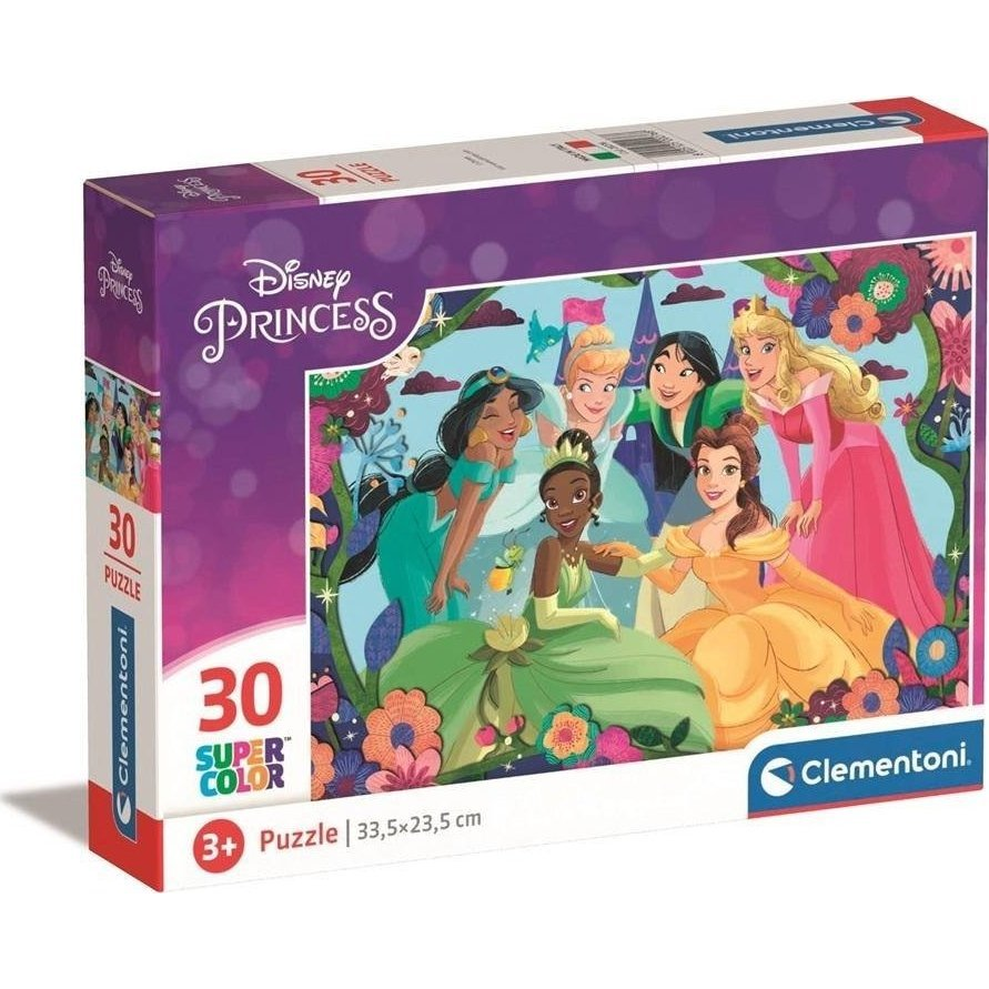Clementoni Supercolor Disney Princess Puzzle 30 kusov rozprávky (20276 CLEM)