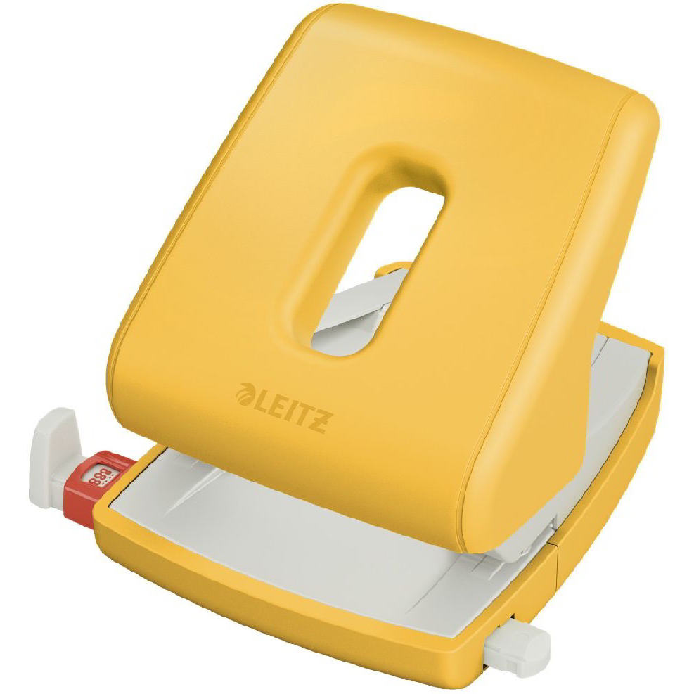 Leitz 50040019 papírlyukasztó 30 lapok Sárga (50040019)
