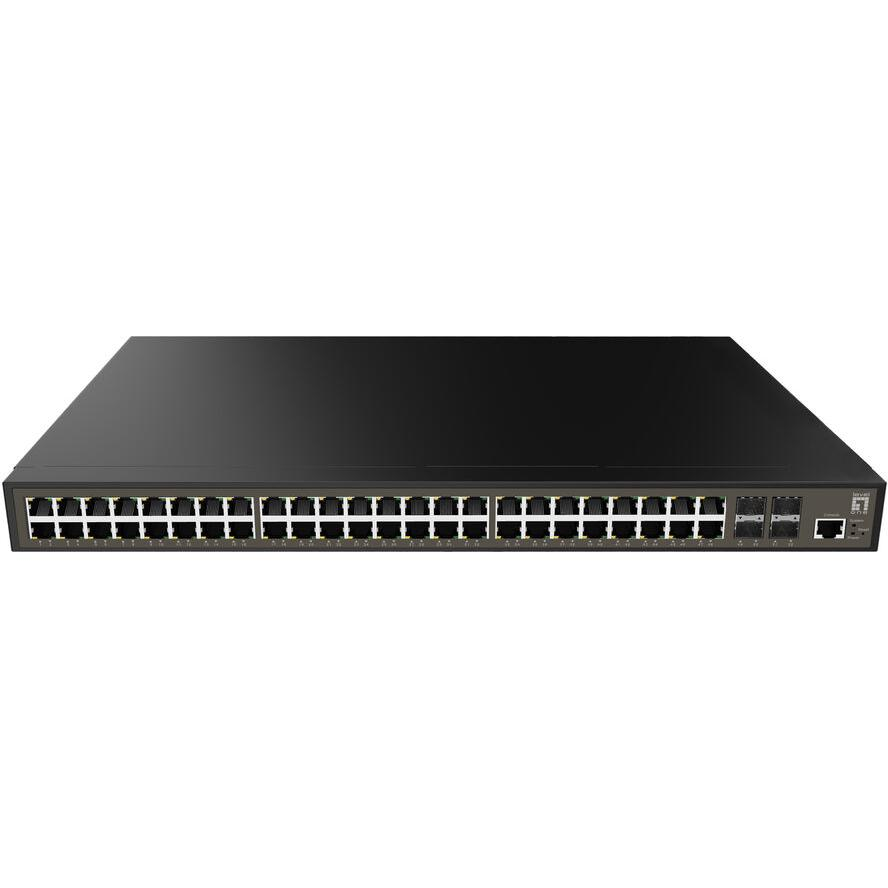 LevelOne GEL-5271 hálózati kapcsoló Vezérelt L2+ Gigabit Ethernet (10/100/1000) 1U Fekete (GEL-5271)
