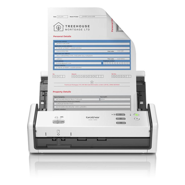 Brother ADS-1300 ADF-scanner 1200 x 1200 dpi A4 Hvid