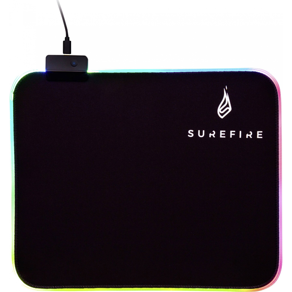SureFire Silent Flight RGB-320 Game-muismat Zwart