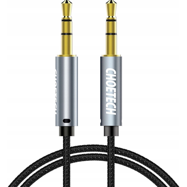  Choetech Kabel Choetech AUX002 mini jack 3.5mm (męski) / mini jack 3.5mm (męski) 1.2m - czarny