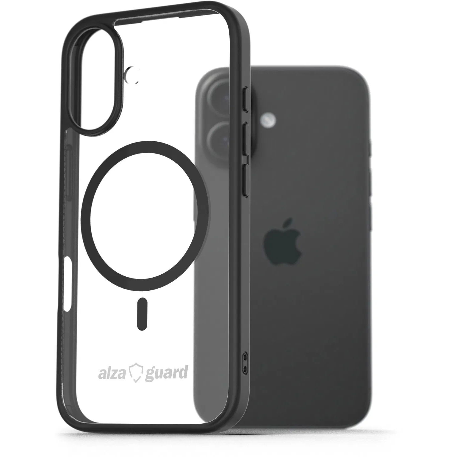 AlzaGuard Clear TPU Case Compatible with Magsafe iPhone 16e tok (AGD-PCMT36B)