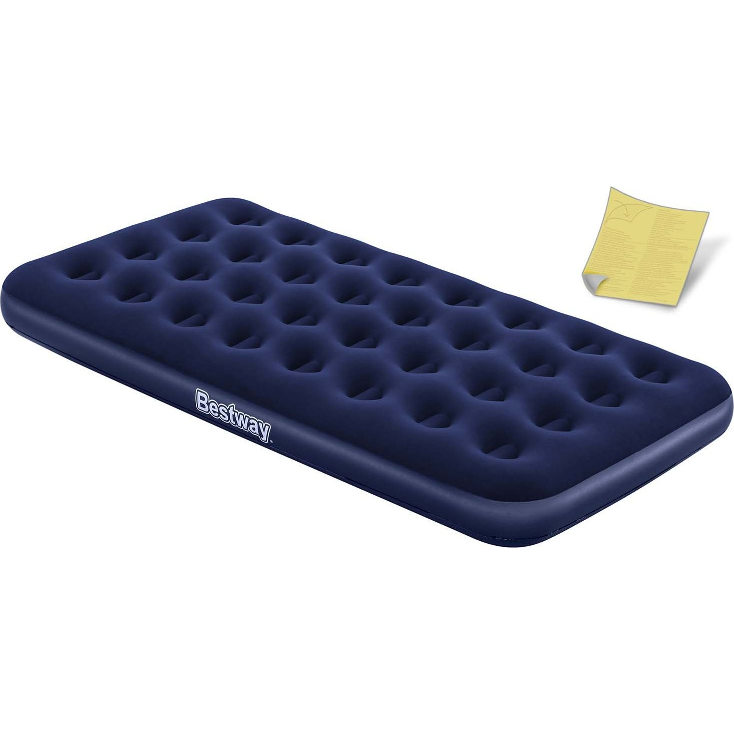 90746 Bestway Inflatable Flocked Airbed 188 x 99 x 22 cm 67001 (M0551)