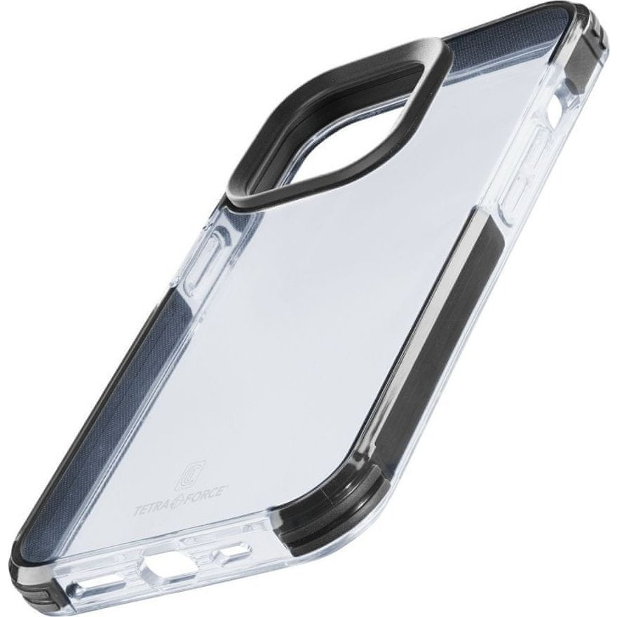 Cellularline Ultra protective case Cellularline Tetra Force Shock-Twist for Apple iPhone 15, 2 levels of protection, transparent (TETRACIPH15T)