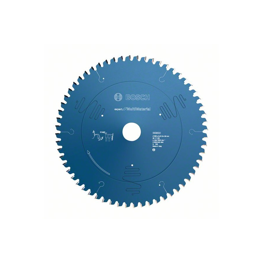 Bosch fűrészlap Expert for Wood 250 x 30 x 3,2 mm, 80 2.608.642.507 (2608642507)