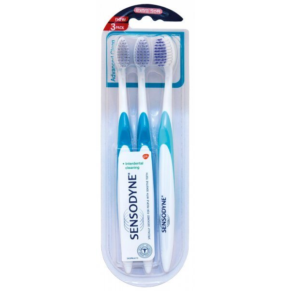SENSODYNE Advanced Clean Extra Soft Triopack (5054563029607)