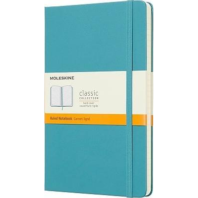 Moleskine Large keményfedeles vonalas hamukék notesz (MS-715345)