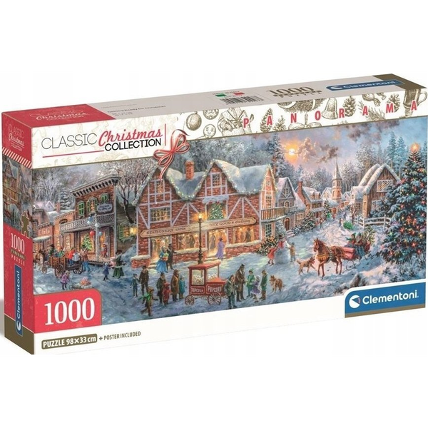 Clementoni 1000 pcs Getting Ready For Christmas CB Panorama