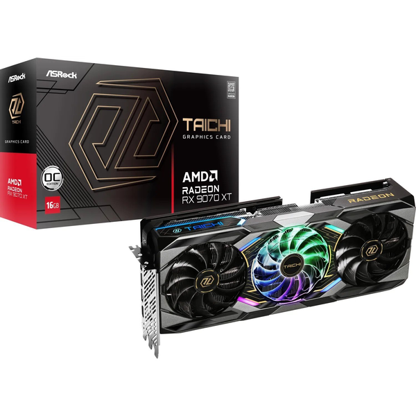 AsRock Radeon RX9070XT 16GB DDR6 Taichi OC Videókártya