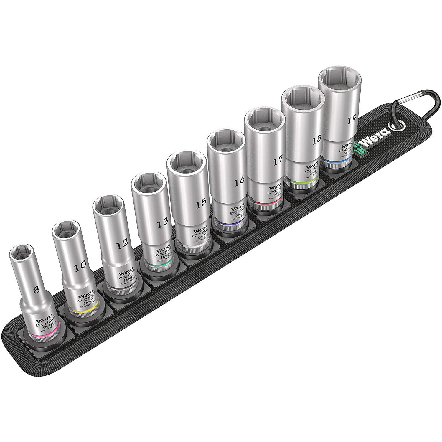 Wera Belt B Deep 1 05004545001 Belső hatlap Dugókulcs betét készlet 9 részes 3/8 (05004545001)