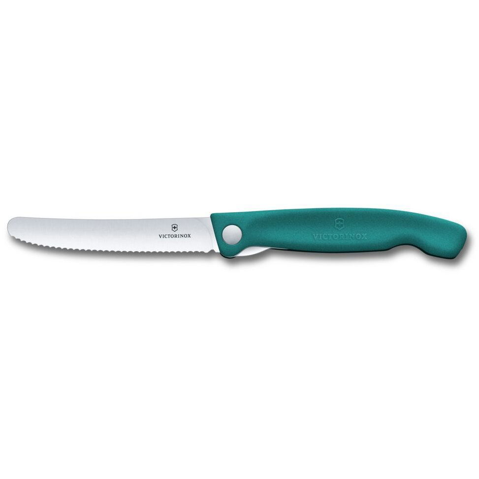 Victorinox összecsukható, Swiss Classic, recés penge, zöld (6.7834.FC1)