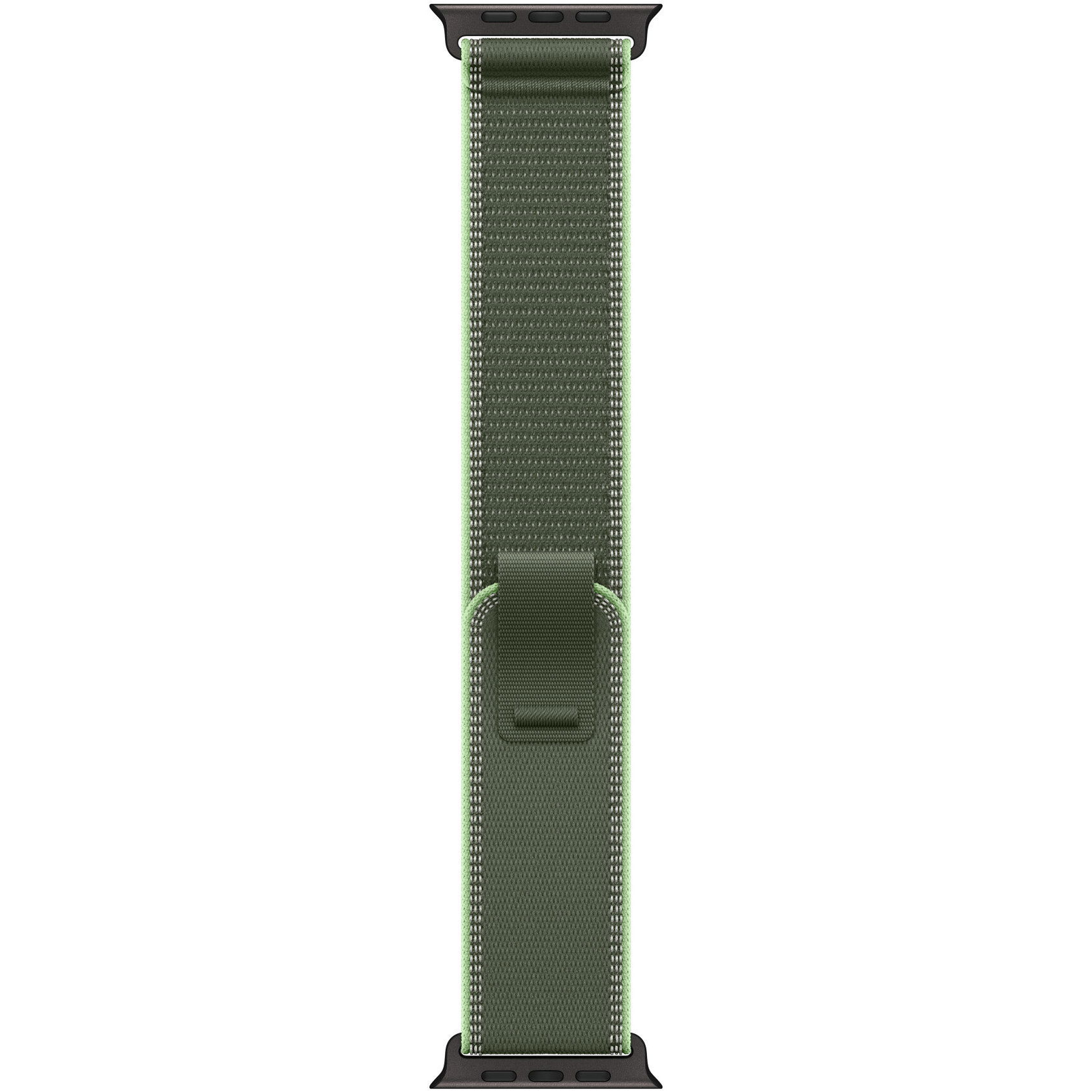Apple Watch 49 mm Terep pánt, S/M - zöld-élénk neonzöld / fekete titán (MG9N4ZM/A)