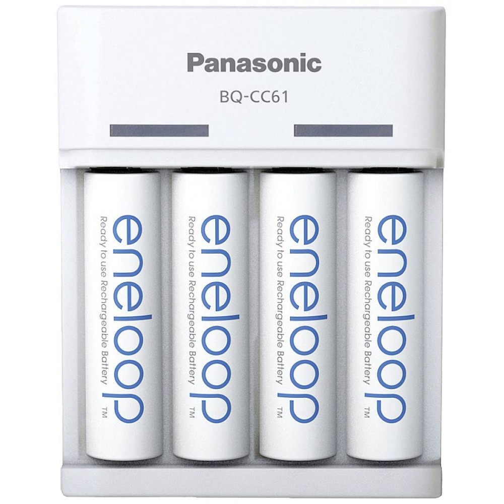 Panasonic Eneloop BQ-CC61 USB 4x AA/AAA NiMH Akkumulátor Töltő (K-KJ61MCD40USB)
