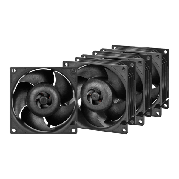 ARCTIC S8038-10K Processor Ventilator 8 cm Sort 4 stk