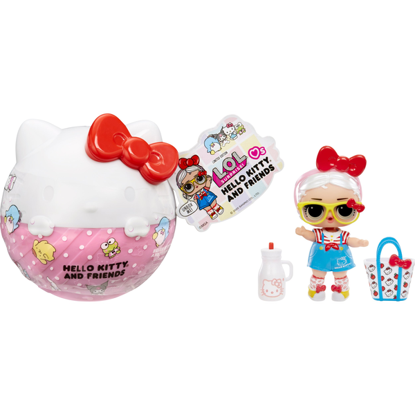 L.O.L. Surprise! Loves Hello Kitty & Friends Tots Core Characters Asst in PDQ