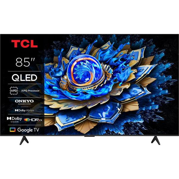 TCL T69C 85T69C телевизор 2,16 м (85") 4K Ultra HD Smart TV Wi-Fi Черен
