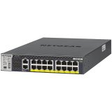 NETGEAR M4300-16X Riadený L3 10G Ethernet (100/1000/10000) Podpora napájania cez Ethernet (PoE) 1U Čierna (XSM4316PB-100NES)