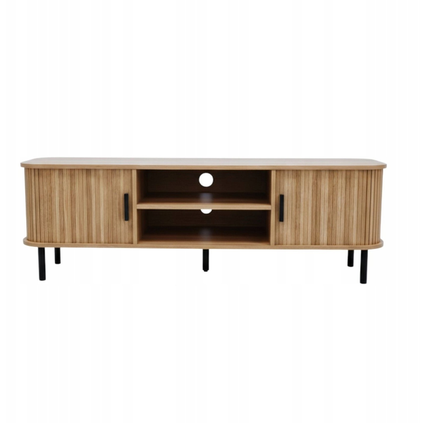 Edaxo Szafka rtv ryflowana SCAVA, 140 x 40 x 46 cm