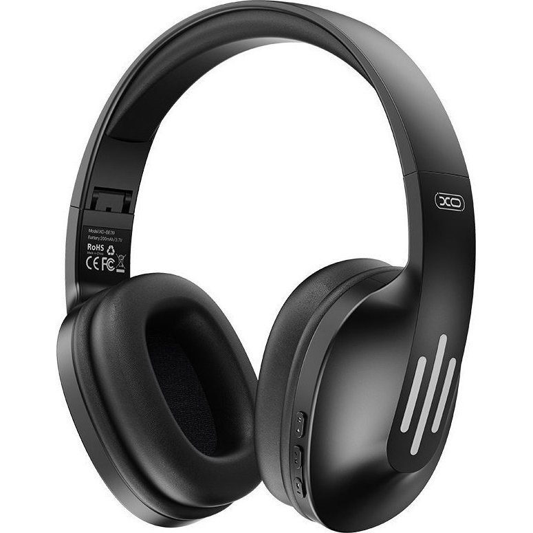 XO BE39 Bluetooth Fejhallgató-Fekete (GSM175806)