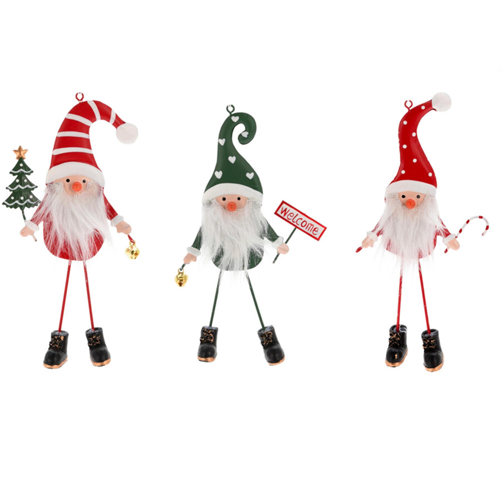 LAALU díszkészlet: törpék 17 cm, 3 db (LAU-2062)